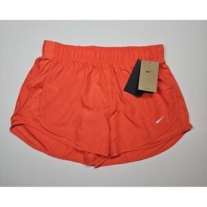 Nike Dri-FIT Womens Peach Tempo 3" Lined Running Athletic Shorts Sz Medium NWT